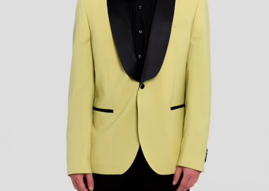 MANUEL RITZ Ανδρικό Πράσινο Single-Breasted Wool Blazer - MANUEL RITZ - 