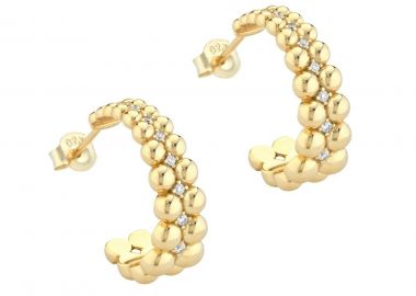 MARCELLO PANE Σκουλαρίκια από Ασήμι 925 Gold ORCH003 - Marcello Pane - 