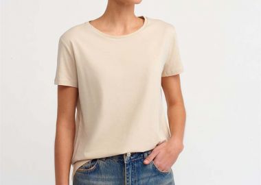 Marcha t-shirt μπεζ - SOU - 