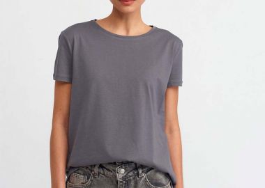 Marcha t-shirt σκουρο γκρι - SOU - 