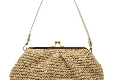 MariaMare μπεζ τσάντα clutch SIROCO - MariaMare - 