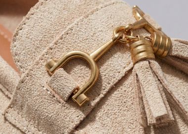 MARQUIIZ Μοκασίνια με μεταλλική λεπτομέρεια - 1511 - Beige Suede - MARQUIIZ - 