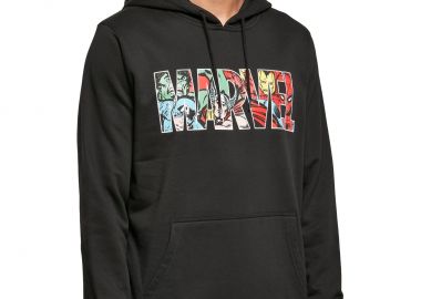 Marvel Logo Character Hoodie Merchcode MC620 Black - Merchcode - 