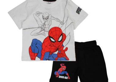 MARVEL ΠΑΙΔΙΚΟ ΣΕΤ T-SHIRT ΒΕΡΜΟΥΔΑ SPIDERMAN 1773 – μαύρο ΜΑΥΡΟ - MARVEL - 