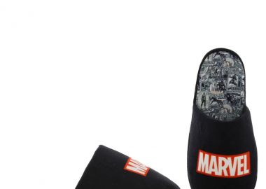MARVEL Παντόφλα 40-46 - ΜΑΥΡΟ - Marvel - 