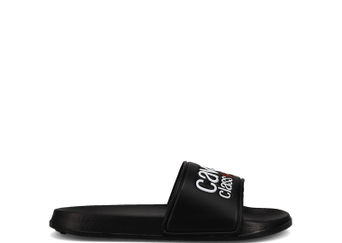 Μαύρη ανδρική σαγιονάρα slide - CAVALLI CLASS - 