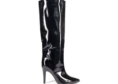 Μαύρη βινύλ μπότα - MIGATO - 