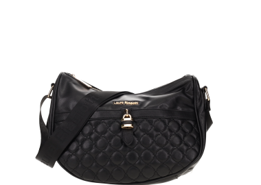 Μαύρη χιαστί τσάντα - LAURA BIAGIOTTI - 