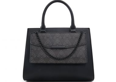 Μαύρη διπλή τσάντα ώμου LALIA - ALDO - 