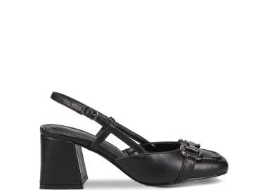 Μαύρη εξώφτερνη γόβα - MIGATO - 