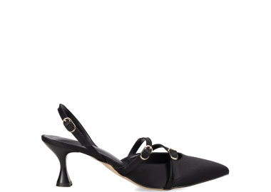 Μαύρη εξώφτερνη γόβα - MIGATO - 