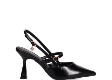 Μαύρη εξώφτερνη γόβα - MIGATO - 