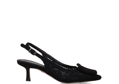 Μαύρη εξώφτερνη γόβα - MIGATO - 