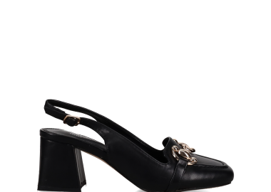 Μαύρη εξώφτερνη γόβα - MIGATO - 