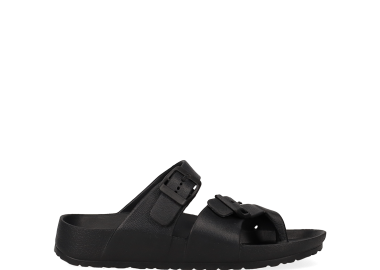 Μαύρη footbed σαγιονάρα - MIGATO SUNDAY HABITS - 