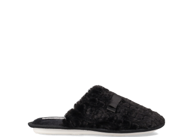 Μαύρη γυναικεία παντόφλα - MIGATO - 