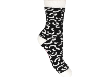 Μαύρη καλτσοπαντόφλα - MIGATO - 