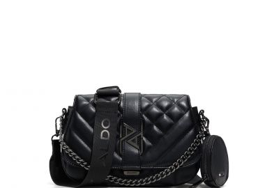 Μαύρη καπιτονέ τσάντα ώμου GAMETH - ALDO - 