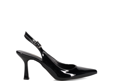 Μαύρη λουστρινένια γόβα - MIGATO - 