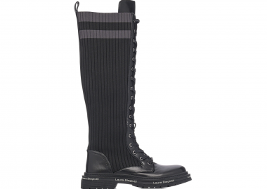 Μαύρη μιλιτέρ μπότα - LAURA BIAGIOTTI - 