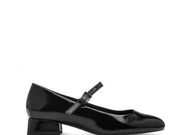 Μαύρη μπαλαρίνα λουστρίνι - MARCO TOZZI - 