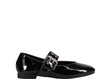 Μαύρη μπαλαρίνα λουστρίνι - MIGATO - 