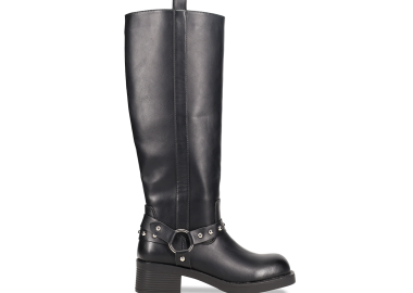 Μαύρη μπότα biker - MIGATO - 