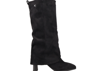 Μαύρη μπότα με γκέτα - LAURA BIAGIOTTI - 