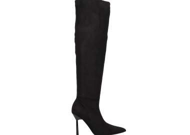 Μαύρη μπότα πάνω από το γόνατο - MIGATO - 