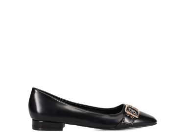 Μαύρη μυτερή μπαλαρίνα - MIGATO - 