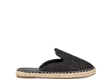 Μαύρη slip-on εσπαντρίγια - MIGATO - 