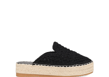 Μαύρη slip-on εσπαντρίγια - MIGATO - 