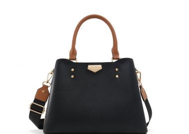 Μαύρη snakeskin τσάντα ώμου CARAEVER - ALDO - 