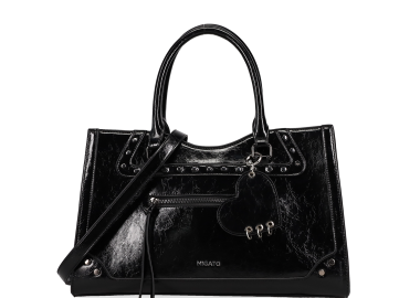 Μαύρη τσάντα χειρός - MIGATO - 