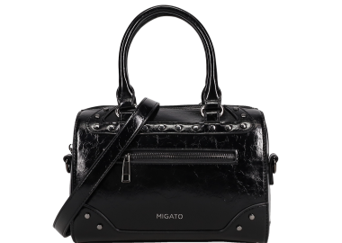 Μαύρη τσάντα χειρός - MIGATO - 