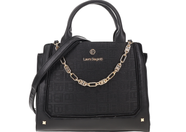 Μαύρη τσάντα χειρός - LAURA BIAGIOTTI - 