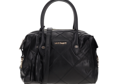 Μαύρη τσάντα χειρός - LAURA BIAGIOTTI - 