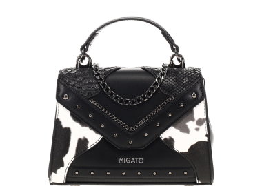 Μαύρη τσάντα χειρός - MIGATO - 