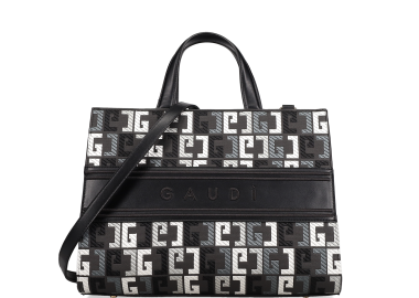 Μαύρη τσάντα χειρός - GAUDI - 