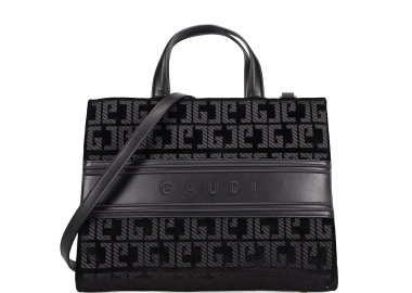 Μαύρη τσάντα χειρός - GAUDI - 
