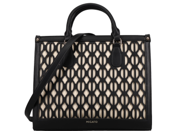 Μαύρη τσάντα χειρός - MIGATO - 