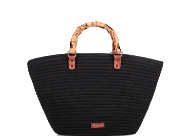 Μαύρη τσάντα χειρός - MIGATO - 