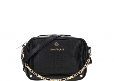 Μαύρη τσάντα χιαστί - LAURA BIAGIOTTI - 