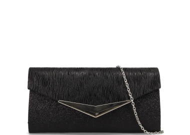 Μαύρη τσάντα φάκελος - MIGATO - 