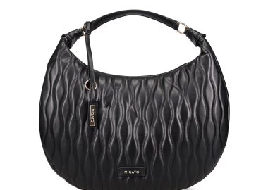 Μαύρη τσάντα ώμου - MIGATO - 
