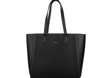 Μαύρη τσάντα ώμου - VENCI - 