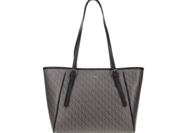 Μαύρη τσάντα ώμου - VENCI - 