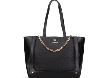 Μαύρη τσάντα ώμου - LAURA BIAGIOTTI - 