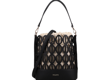 Μαύρη τσάντα ώμου - MIGATO - 