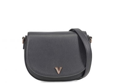 Μαύρη τσάντα ώμου - VENCI - 